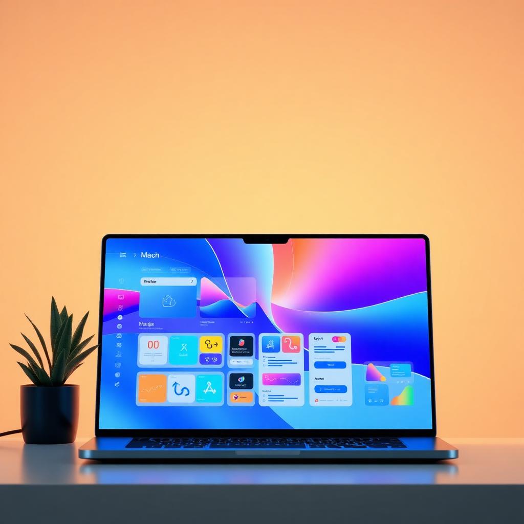 Design digital et interface UI moderne